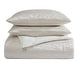 preview thumbnail 4 of 3, Vera Wang Illusion Ivory 3 Piece Comforter Set
