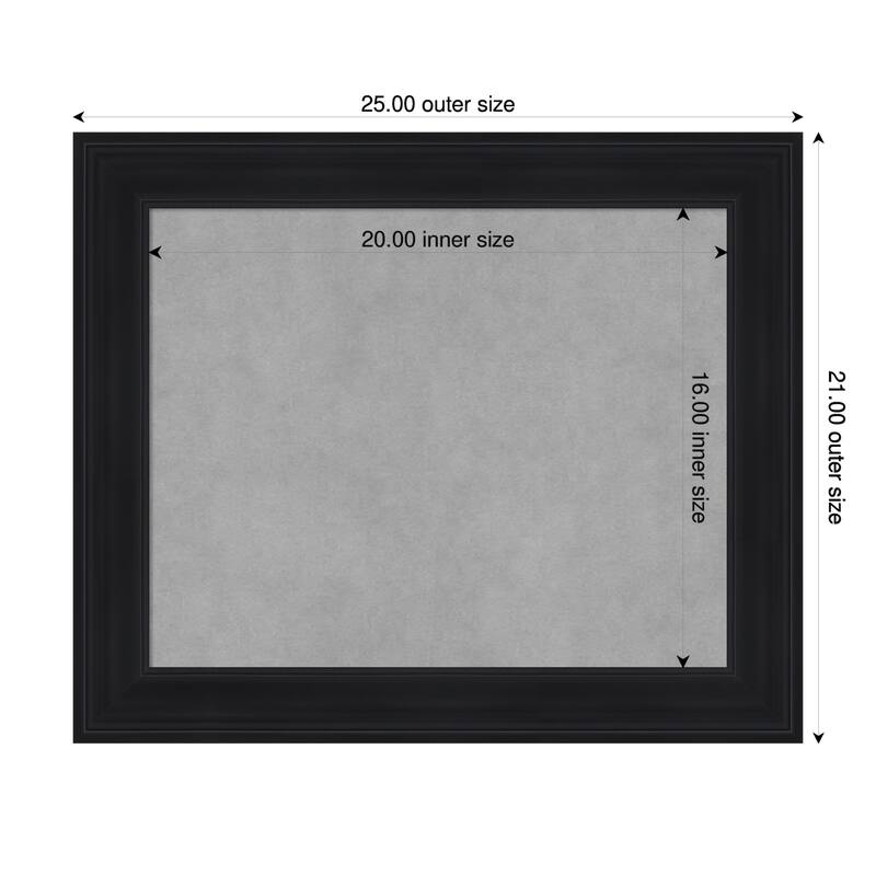 Amanti Art Abbey Black Framed - 25 x 21 in