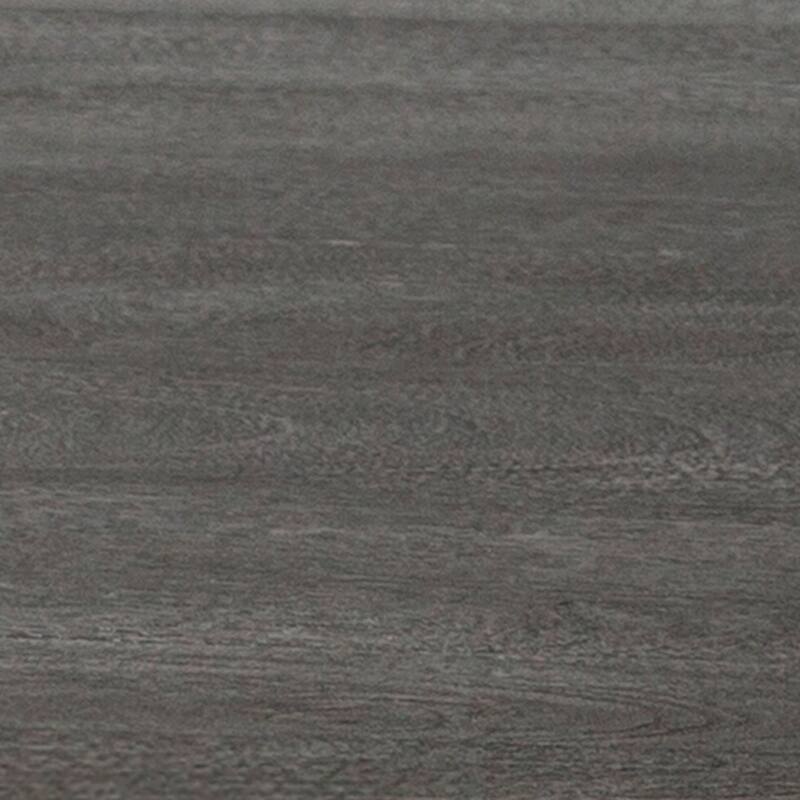 Maxwell Dark Brown Solid Wood w/Metal & Wood Base Dining Table