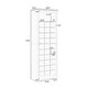 preview thumbnail 3 of 41, Shoe Cubby Console Modern Shoe Cabinet Free Standing Tall Cabinet Multifunctional Shoe Cabinet with Anti-Dumping Device