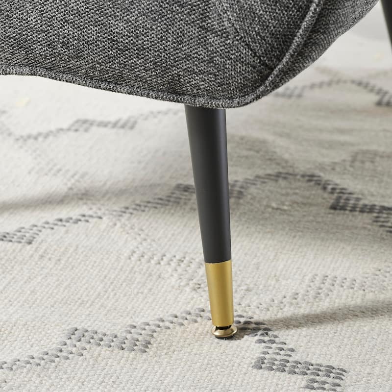Art Leon Comfortable Fabric Upholstered Accent Chair