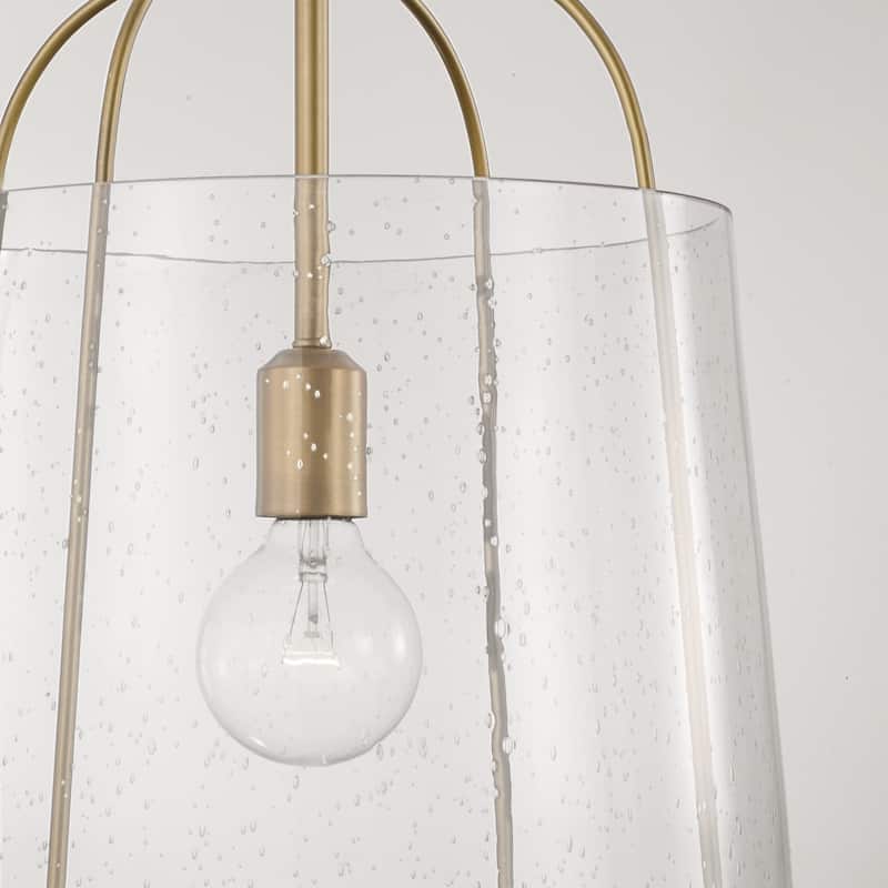 Madison 1-light Pendant w/Clear Seeded Glass