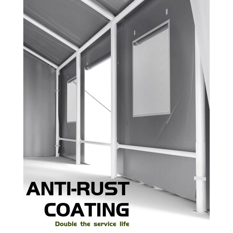 10'x20',13'x20',13'x25' Carport Windproof