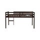 preview thumbnail 4 of 12, Full Loft Bed with Spacious Storage, Low Height Design Kids Bed for Bedroom