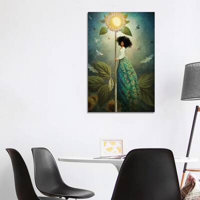 iCanvas "Queen Of Wands" by Catrin Welz-Stein Canvas Print