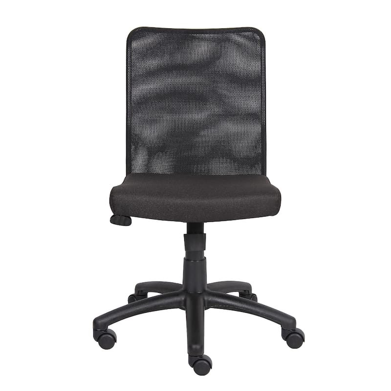 Lene Black Rolling Task Chair, Adjustable Tilt Tension Mechanism and Lock