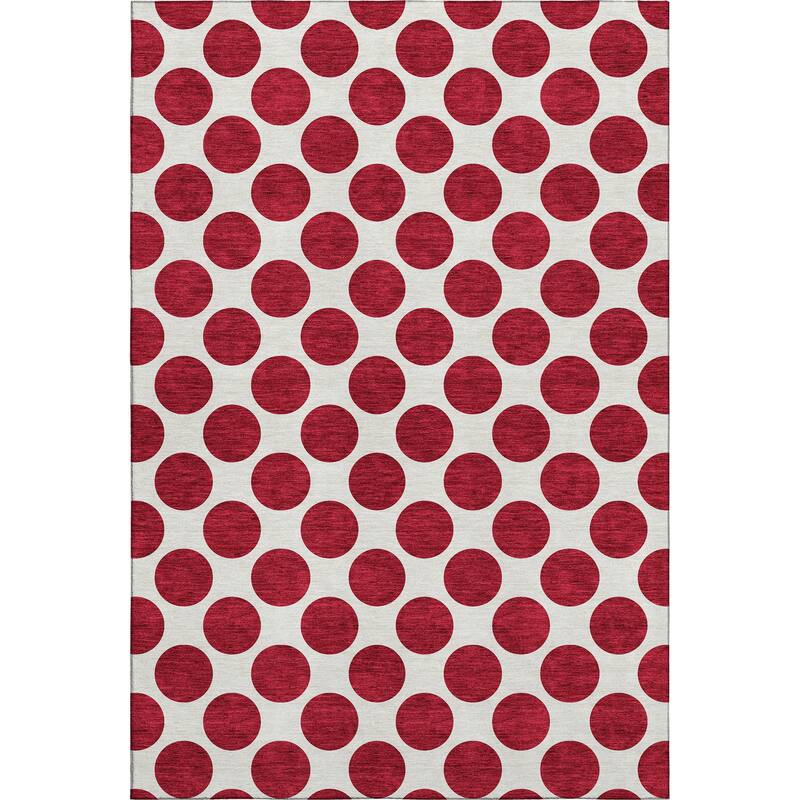 Premium Washable Super Soft Geo Dots Mayfield Rug