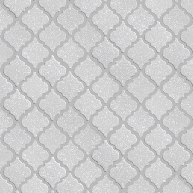 Merola Tile Hudson Tangier Crystalline Grey 12-3/8" x 12-3/8" Porcelain Floor and Wall Tile