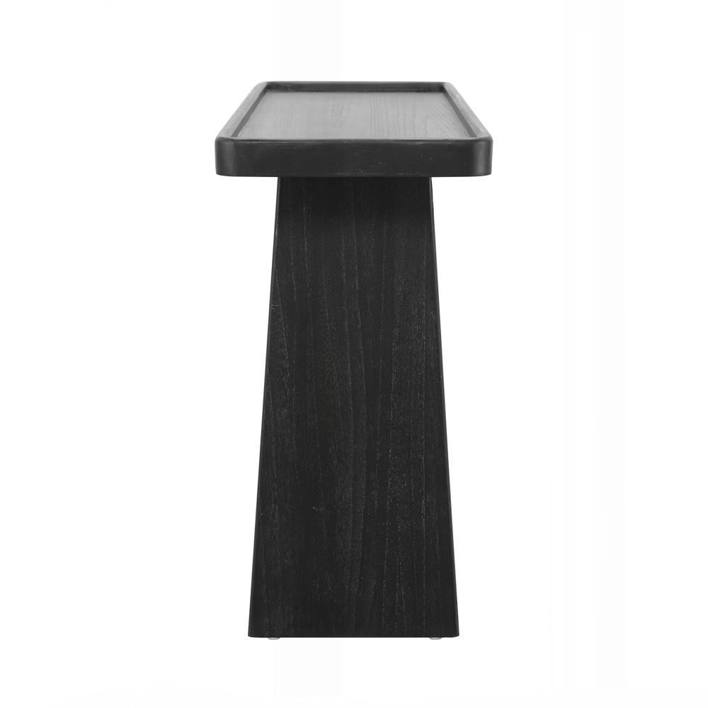 Solid Wood Frame Console Table with Tray Top Design