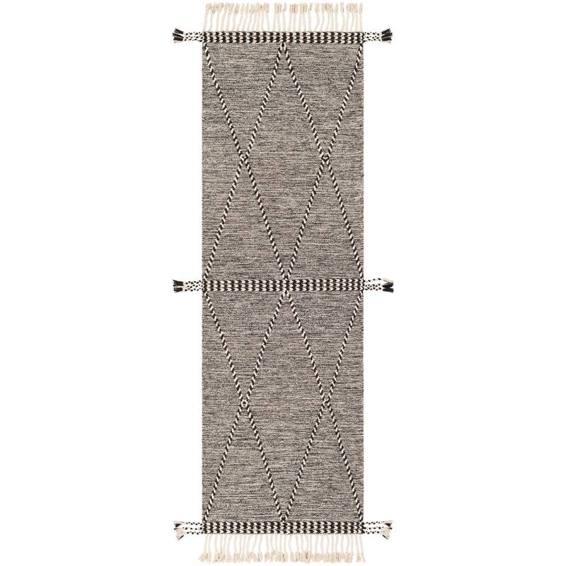 Livabliss Jackston Handmade Boho Tassel Cotton Area Rug