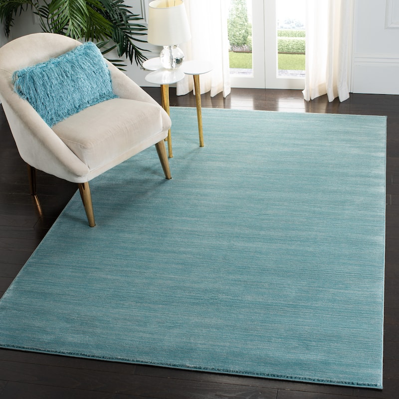 SAFAVIEH Vision Sunanda Modern Ombre Tonal Rug. - 5'1" x 7'6" - Aqua