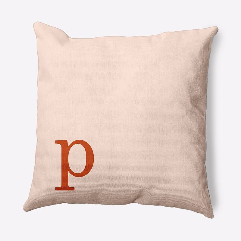 Modern Monogram Decorative Throw Pillow - 16" x 16" - p