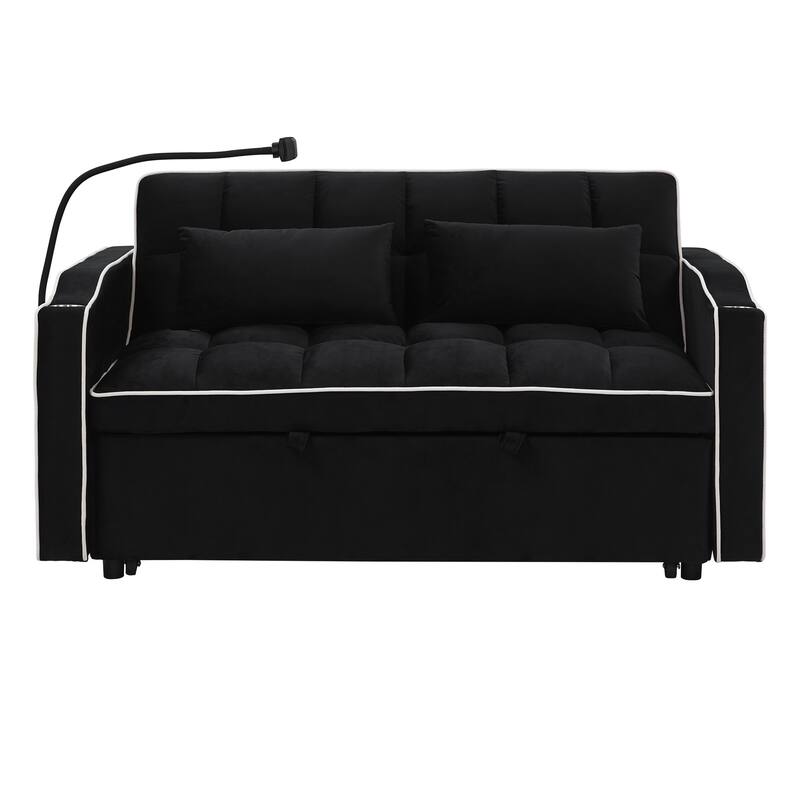 Modern Sofa Velvet Pull-out Bed