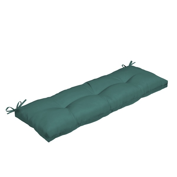 ARDEN Outdoor Plush Modern Tufted Bench Cushion, 48 x 18 - On Sale