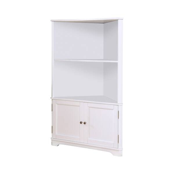 Shop Furniture Of America Varl Contemporary Solid Wood Corner
