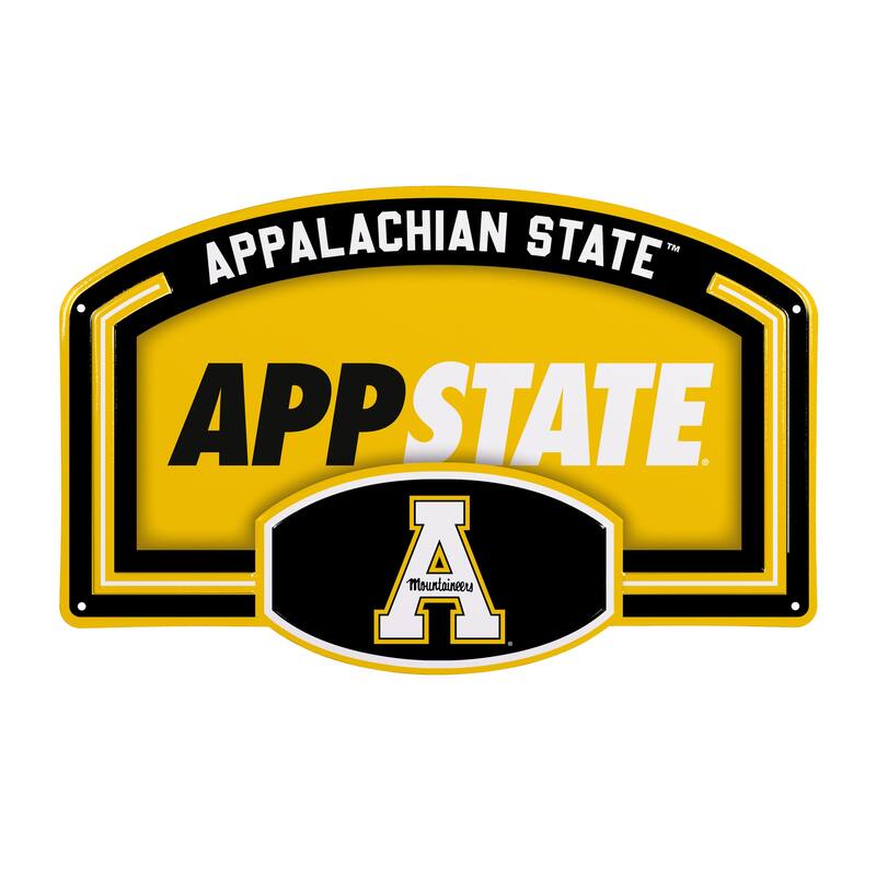Appalachian State University Embossed Steel Wall Sign, 11" x 17"
