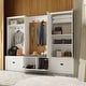 preview thumbnail 30 of 48, Combo Entryway Hall Trees Storage Bench Closet Organizer Clothes Rack