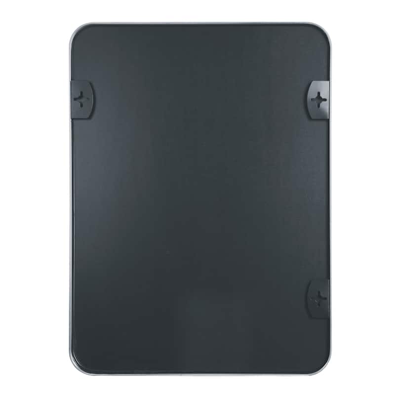 Bathroom Mirror for Over Sink Wall Mirror Metal Frame Rounded Rectangular Vanity Mirrors for Bedroom Living Room Entryway Decor