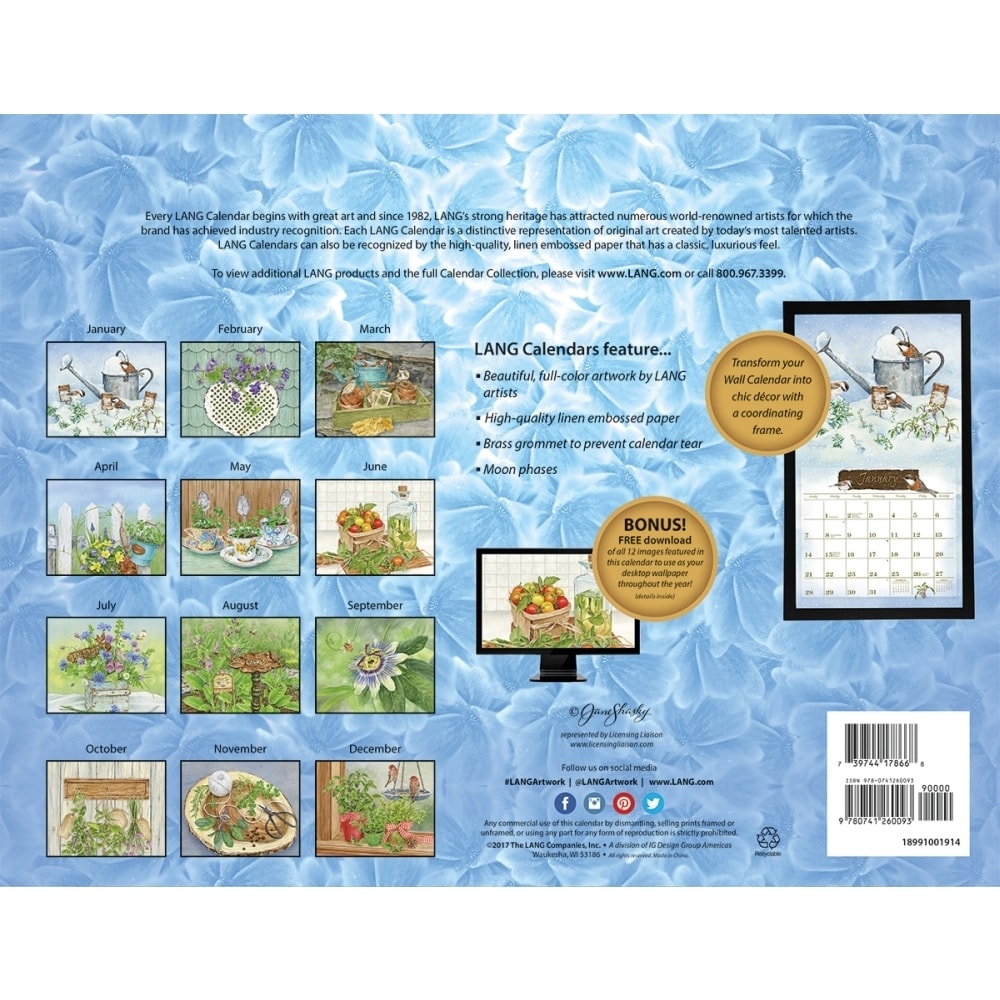 Shop Herb Garden Wall Calendar Lang Folk Art By Lang Companies