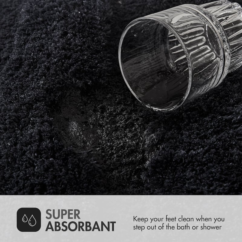 Madison Park Tufted Pearl Channel Solid Bath Rug