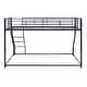 preview thumbnail 11 of 19, Space-Saving Bunk Bed for Adults & Teens, Heavy-Duty Metal Bunk Bed Frame with 2 Ladders for Boys Girls, Noise Reduced