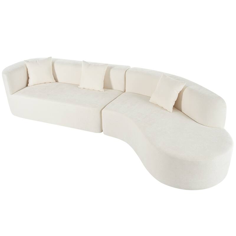 Merax Modern Large 2-Piece Sectional Sofa