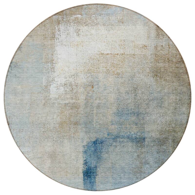 HomeRoots Abstract Transitional Rectangle Outdoor Rug