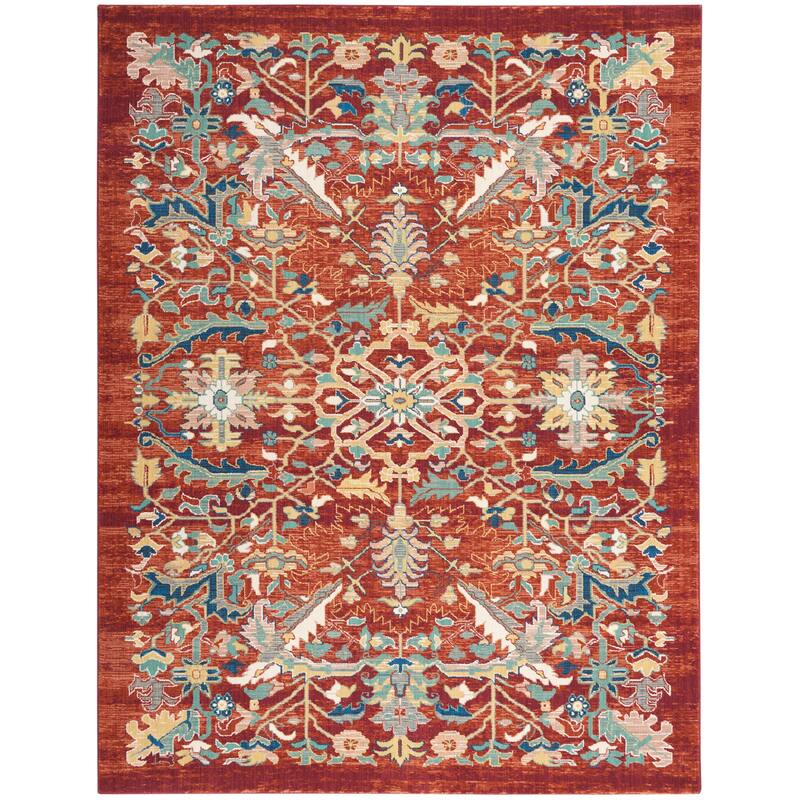 Nourison Parisa Boho Moroccan Floral Area Rug