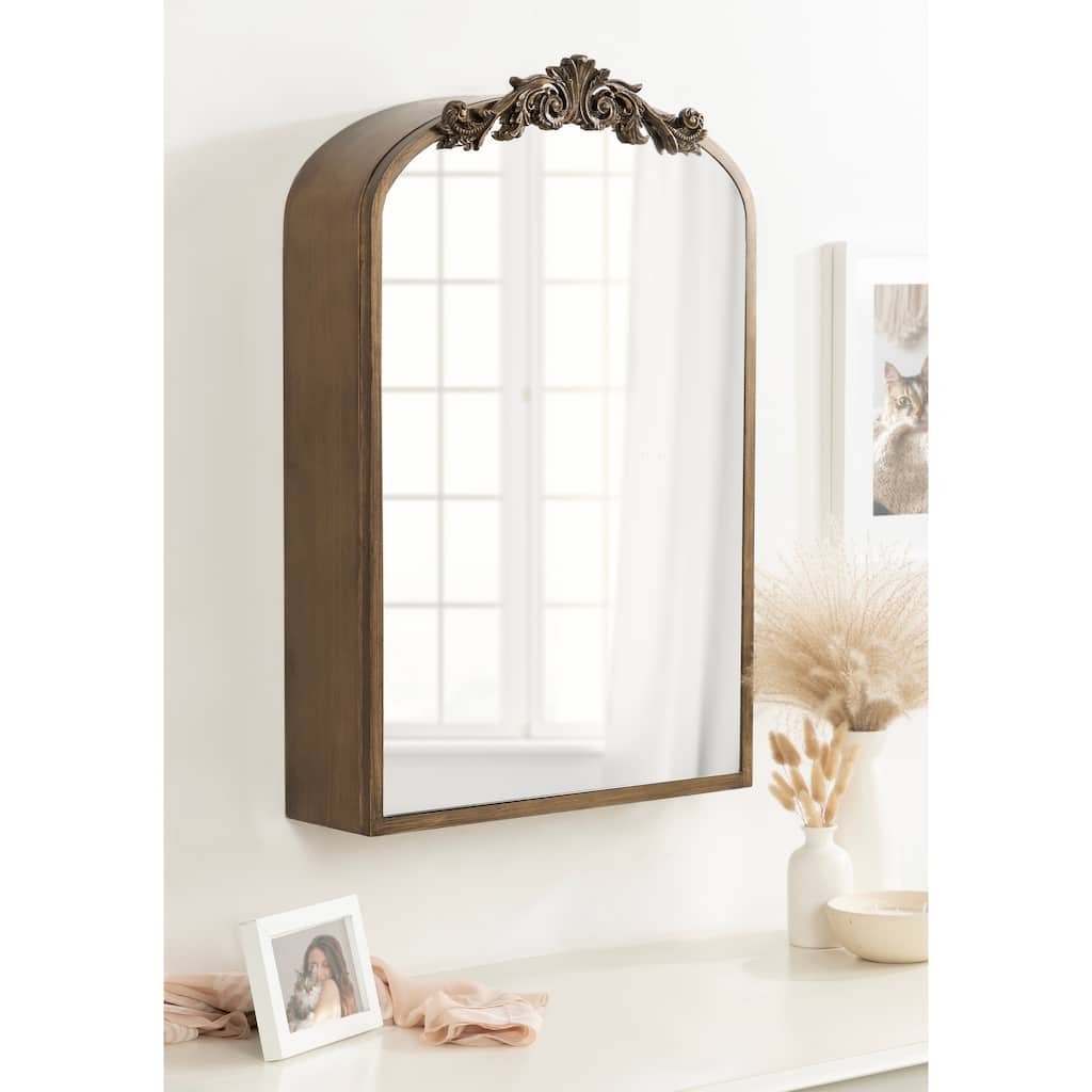Kate and Laurel Arendahl MDF Jewelry Cabinet with Mirror - 20x6x30