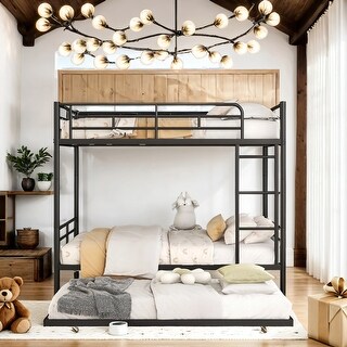 Full Over Full Metal Bunk Bed