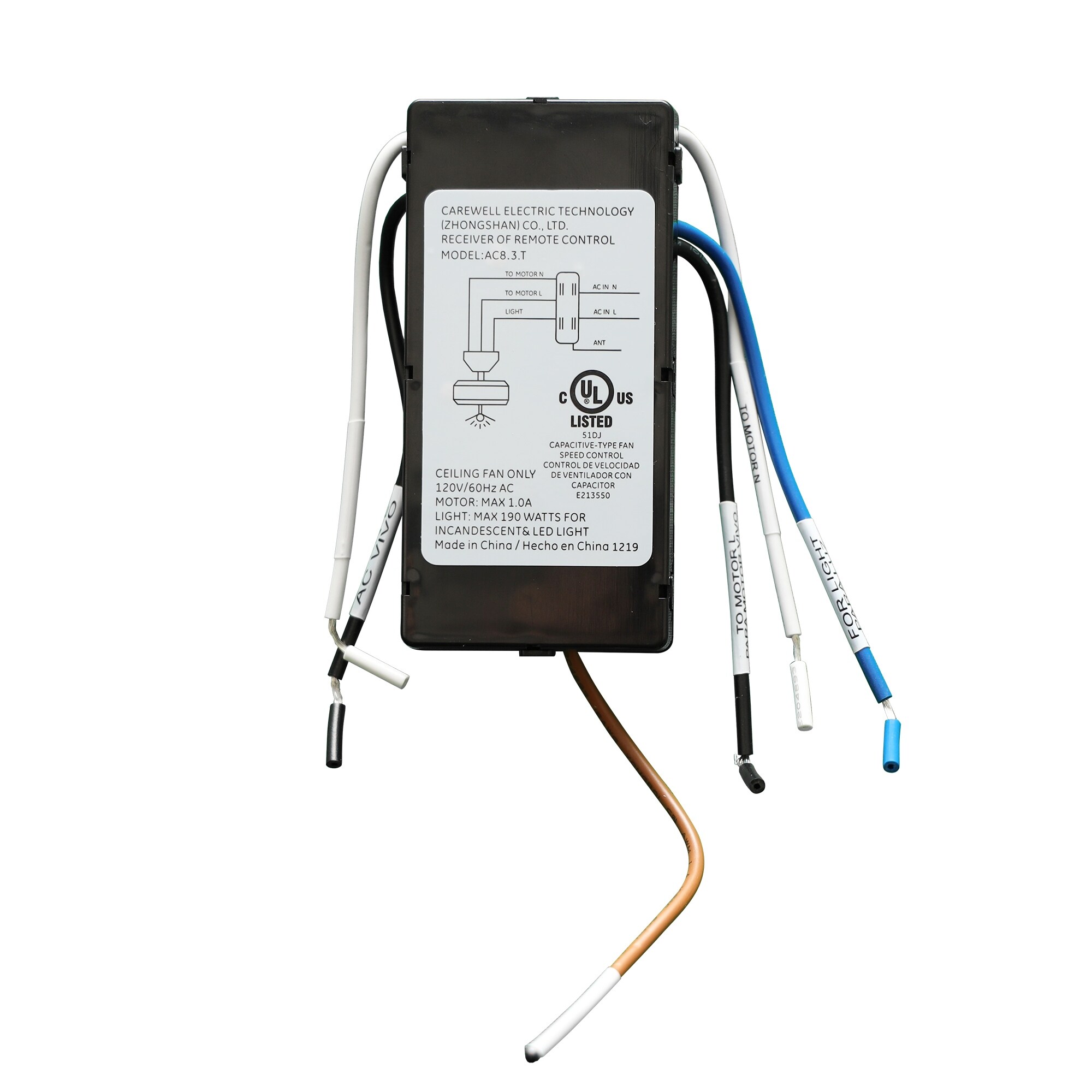 Ceiling Fan Remote Control Kit For 