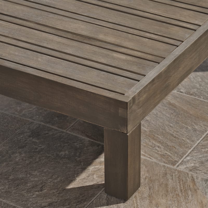 Brava Outdoor Acacia Wood 6-piece Chat Set by Christopher Knight Home