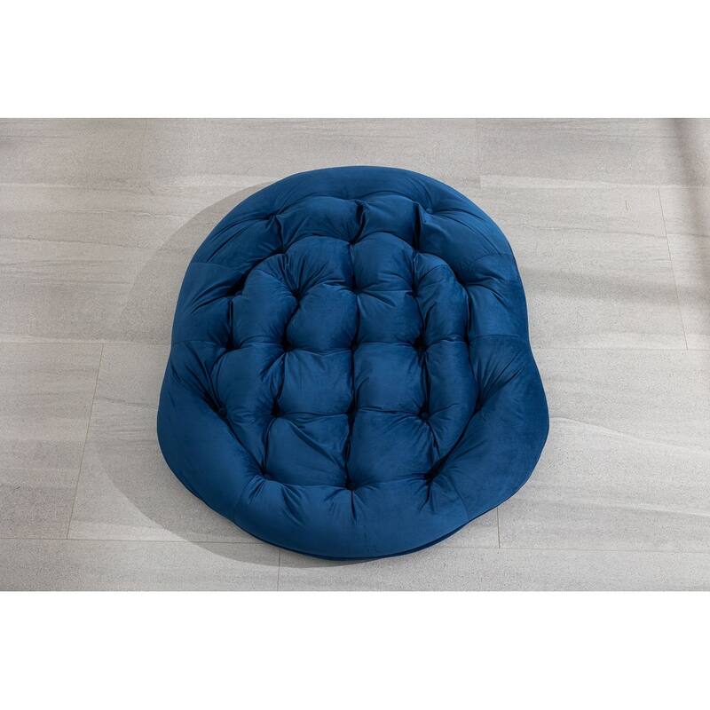 Rocker Recliner Chair Rattan Rocking Chair with Padded Cushion