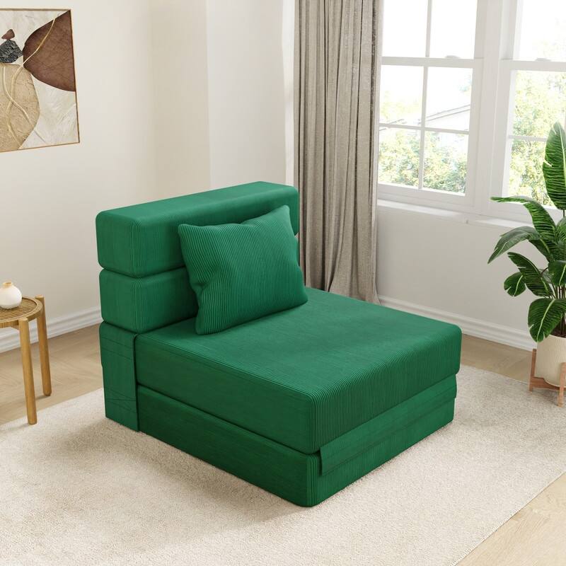 Convertible Compression Corduroy Sectional Sofa (Set of 3)