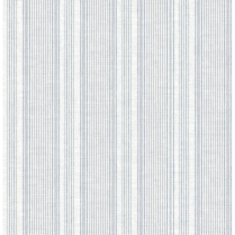A-Street Prints Ayanna Blue Striped Wallpaper