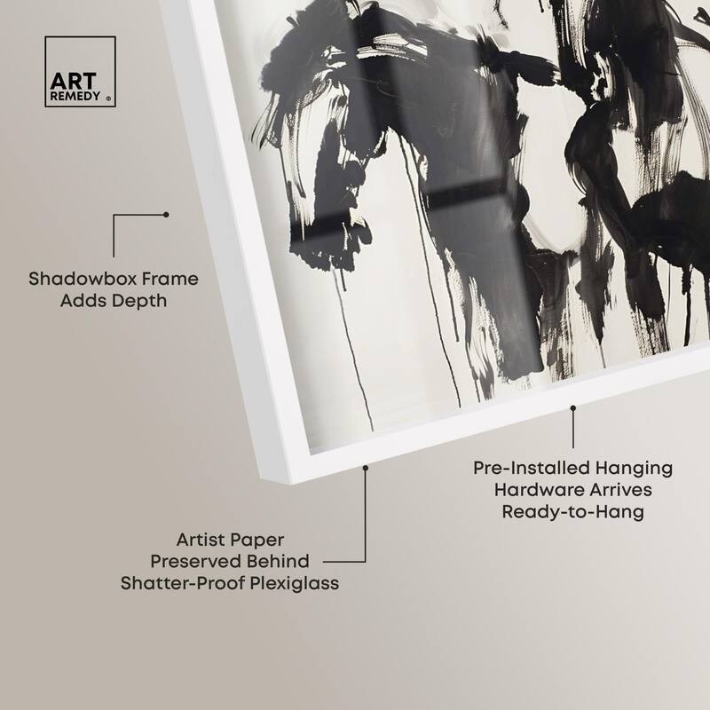 Horses in Ink Shadowbox by Art Remedy