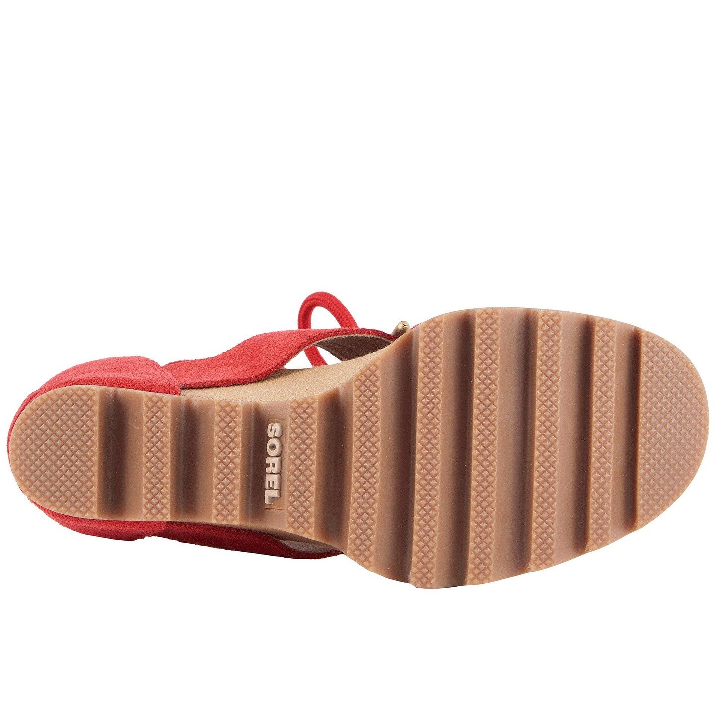 sorel orange strappy sport sandals