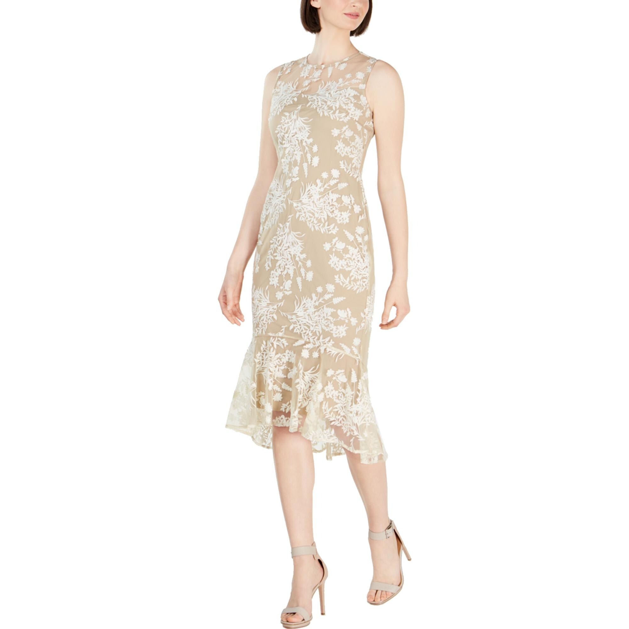 calvin klein trumpet dress