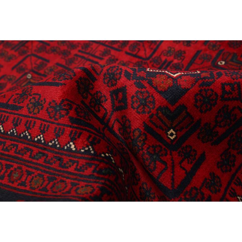 ECARPETGALLERY Hand-knotted Finest Khal Mohammadi Red Wool Rug - 5'9 x 7'11