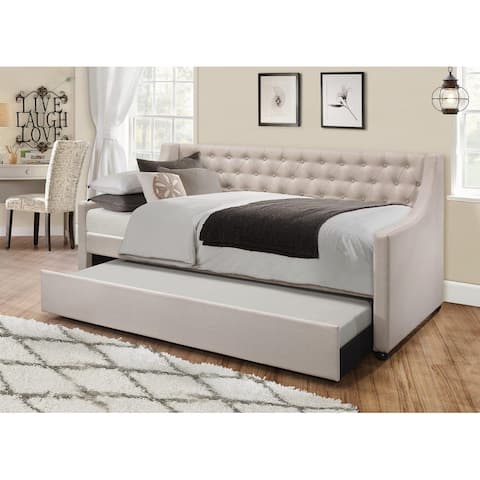 Vinnie Upholstered Daybed with Trundle