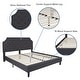 preview thumbnail 120 of 121, Tufted Platform Bed with 10 Inch Pocket Spring Mattress