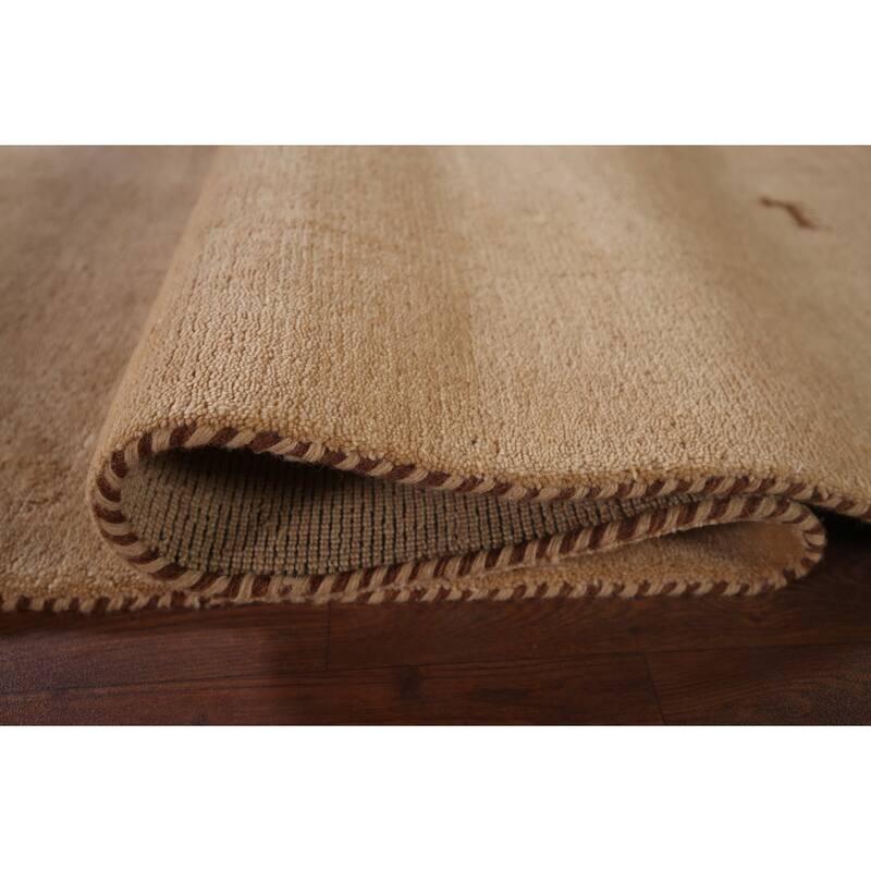 Little Animals Gabbeh Oriental Runner Rug Hand-Knotted Wool Carpet - 2'6"x 9'7"