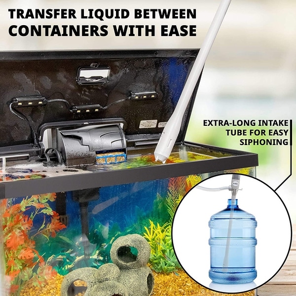 Jumbl Automatic Battery Powered Fuel Transfer Pump with Auto Stop
