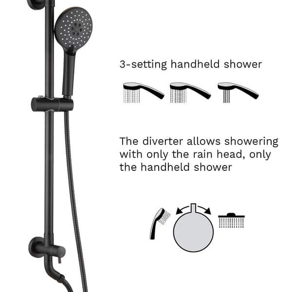 Dual Shower Head 2.5 GPM GPM