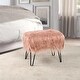 preview thumbnail 18 of 81, Mongolian Fauxfur Ottoman