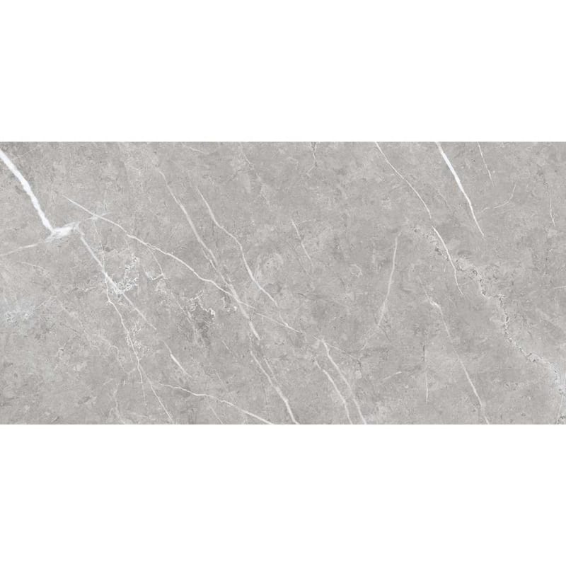 Opera 12x24 Glossy Marble Look Porcelain Tile - Floor, Wall - Large Format - Case of 6 (11.62 Sq. ft.) - Pearl
