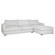 preview thumbnail 23 of 34, Reid 123 in. Left or Right Arm Facing Rectangular Sectional Sofa with Round Arms