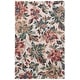 preview thumbnail 33 of 62, SAFAVIEH Handmade Blossom Ragnhild French Country Floral Wool Rug 4' x 6' - Ivory/Plum