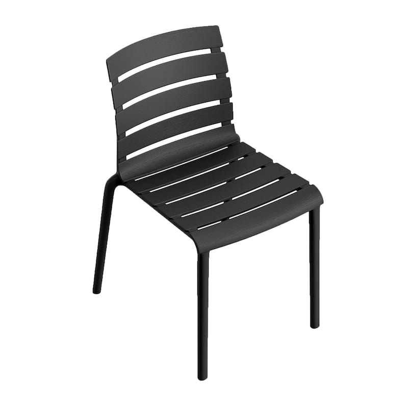 Rylan Stackable Plastic Chair for Indoors or Outdoors - Set of 2