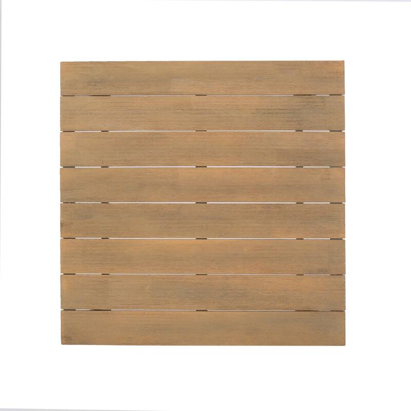 Roomfitters 4-Piece Outdoor Aluminum Patio Sofa Set with V-Shaped Sectional and Coffee Table, Gray